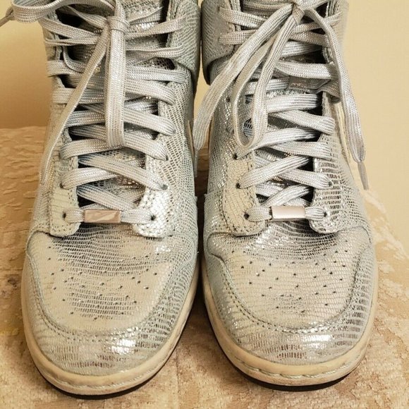 Sold Nike Dunk Sky Hi Disco Ball Womens sneakers sz 7.5 - Picture 5 of 9